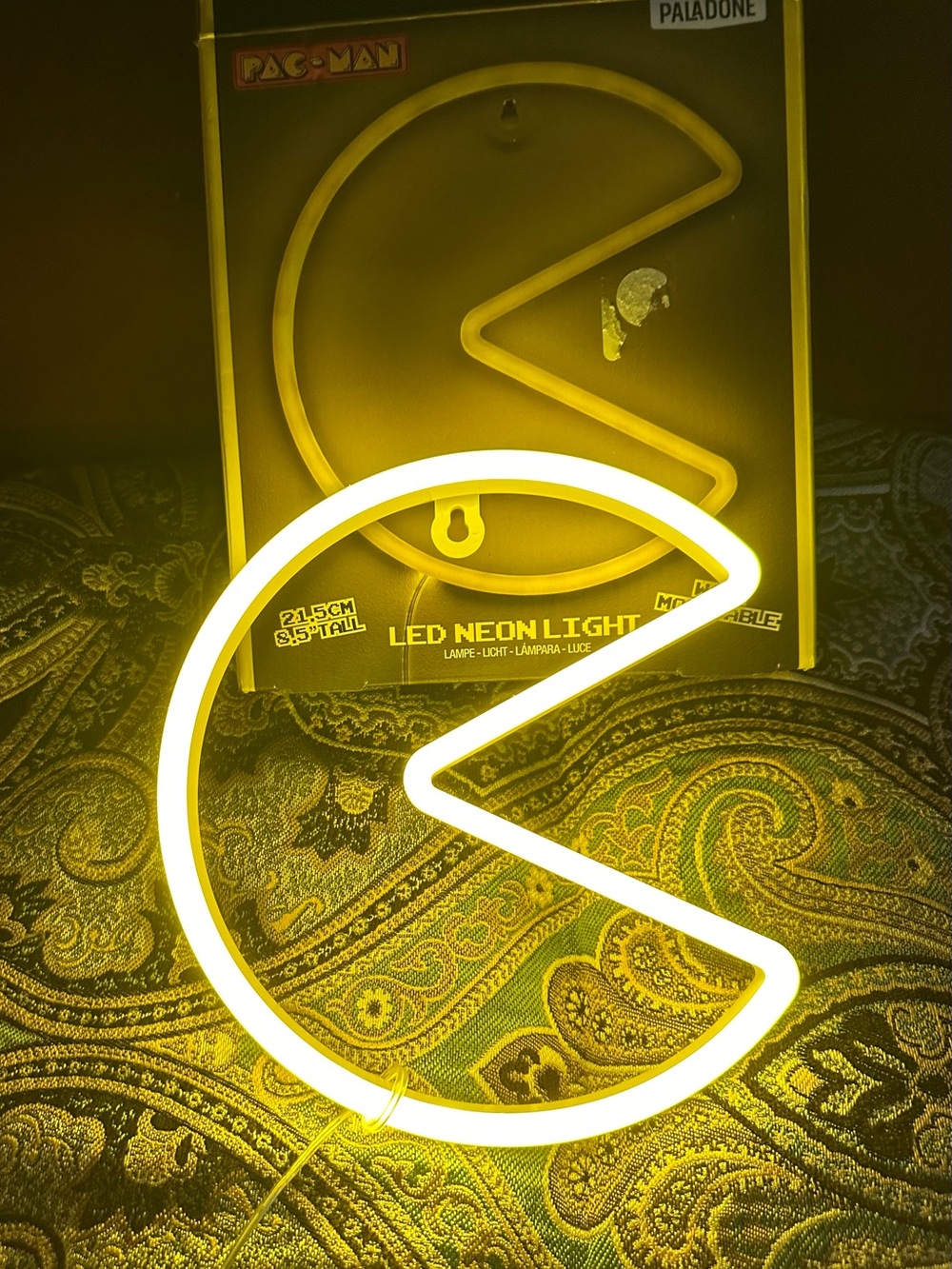 Paladone Pac-Man Yellow LED Neon Light